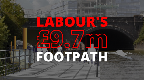 Labour's £9.7m Footpath